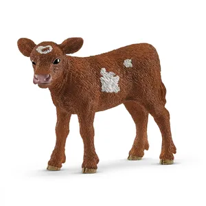 SCHLEICH Farm World 13881 - Figurine Veau Texas Longhorn pas cher