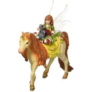 SCHLEICH - Figurine 70567 Fee Marween avec une licorne scintillante TU pas cher