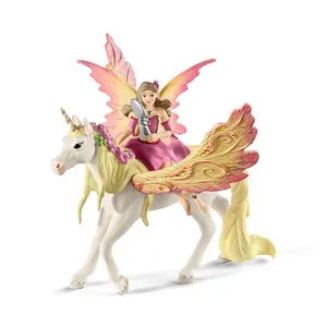 Figurine SCHLEICH - Fée Feya et une licorne ailée - Gamme bayala® pas cher