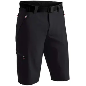 Comparateur de prix : Maier Sports Nil Bermuda - Short randonnée homme Black 48 - Regular