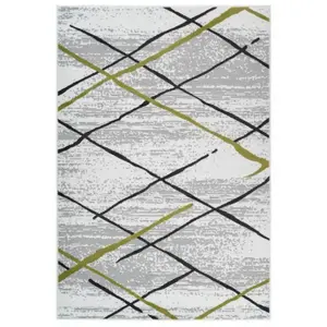 Paris Prix Rayures Vancouver Vert 160x230 pas cher