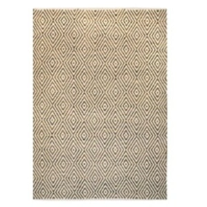 Comparateur de prix : Paris Prix Tapis Géométrique Fait Main Aperitif Beige & Marron 160 x 230 cm
