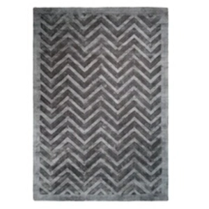 Paris Prix Tapis Rayures à Poils Courts Luxury IV Gris 200 x 290 cm pas cher