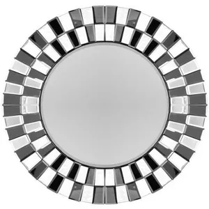Comparateur de prix : Miroir Mural Design Horus 80cm Argent