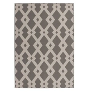 Paris Prix Tapis Ethnique à Poils Courts Now I Taupe 80 x 150 cm pas cher