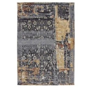 Paris Prix Tapis Jacquard à Poils Courts Blaze Bleu 195 x 290 cm