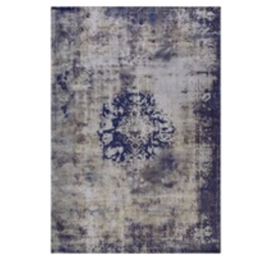 Paris Prix Tapis Rétro à Poils Courts Vintage Bleu 160 x 230 cm pas cher