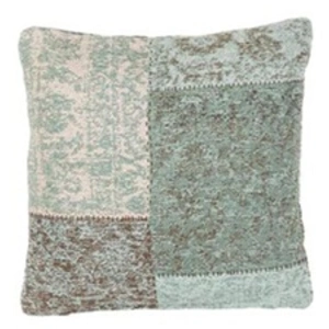 Comparateur de prix : Coussin Patchwork - PARIS PRIX - Symphony - 45x45cm - Turquoise - Vintage