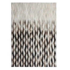 Comparateur de prix : Paris Prix Tapis en Cuir Fait Main Lavish Gris 160 x 230 cm