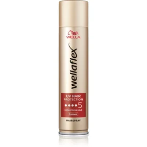 Comparateur de prix : Wella Wellaflex UV Hair Protection laque cheveux fixation extra forte pour protéger les cheveux contre la chaleur 250 ml