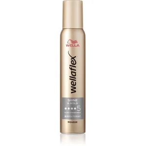 Comparateur de prix : Wella Wellaflex Shine & Hold mousse fixante brillance 200 ml