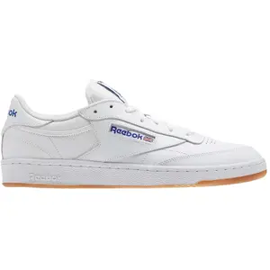 Reebok Club C 85, chaussures de gymnastique unisexes, Ftwwht Ftwwht Silvmt, 39 EU