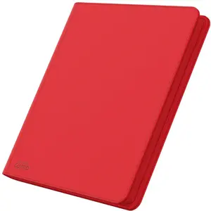 Comparateur de prix : Ultimate Guard - 12-Pocket QuadRow ZipFolio XenoSkin Rouge