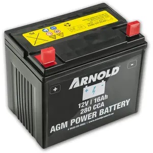 Comparateur de prix : Arnold - Batterie agm 12V 16Ah pour tracteur tondeuse