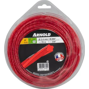 Comparateur de prix : ARNOLD Pour Coupe-Bordure Af 3.11 X 2,4 Mm, Rond Torsadée 70,1 M, Rouge, 5-2470 1082-U