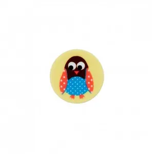 Non communiqué Boutons Hibou à queue Jaune 18 mm X 2 - Union Knopf(...) -