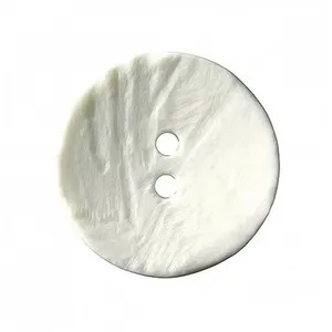 Non communiqué Bouton rond imitation bois 2 trous 30mm X 1 - Prym(...) - Blanc