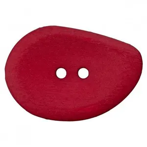Non communiqué Bouton navette rouge 2 trous 54mm X 1 - Union Knopf(...) -