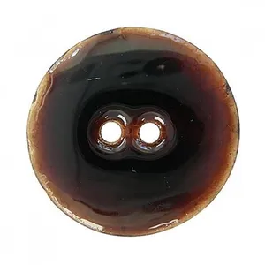 Non communiqué Bouton Coco laqué Marron 30 mm X 1 - Union Knopf(...) -