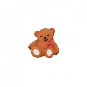Boutons Ourson à queue 19 mm X 2 - Union Knopf Camel Marron - Camel Ma...