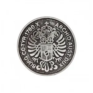 Non communiqué Boutons folklorique 15 mm X 4 - Union Knopf(...) - Argent