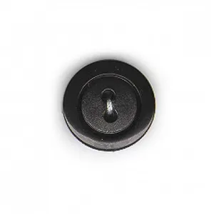 Non communiqué Boutons ronds soucoupe noir 2 trous 18mm X 3 - Union Knopf(...) -