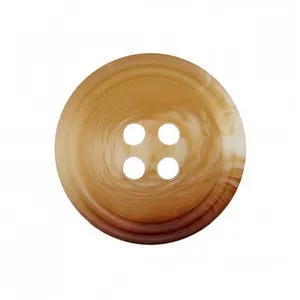 Non communiqué Boutons costume Beige 4 X 15mm - Union Knopf(...) - Marron