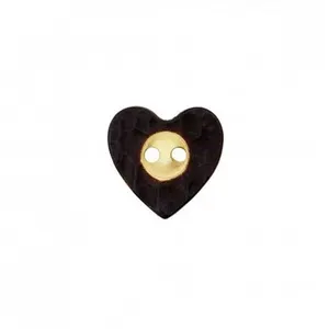 Non communiqué Boutons Coeur simili corne 16 MM X 3 - Prym(...) - Marron
