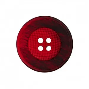 Non communiqué Boutons Panier rond Rouge 23mmX3 - Union Knopf(...) -