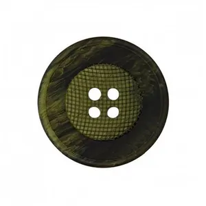 Non communiqué Boutons Panier rond Olive 23mmX3 - Union Knopf(...) - Vert