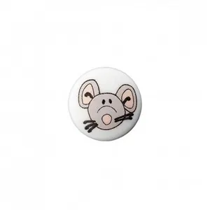Non communiqué Boutons Souris à queue 12 mm X 3 - Union Knopf(...) - Blanc