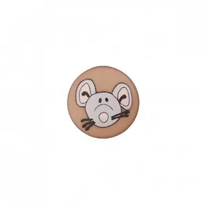 Non communiqué Boutons Souris à queue 12 mm X 3 - Union Knopf(...) - Marron