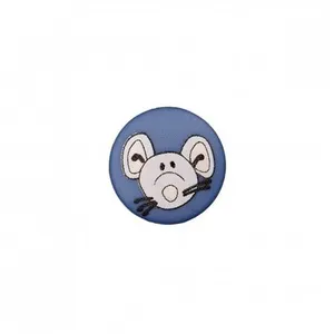 Non communiqué Boutons Souris à queue 12 mm X 3 - Union Knopf(...) - Bleu