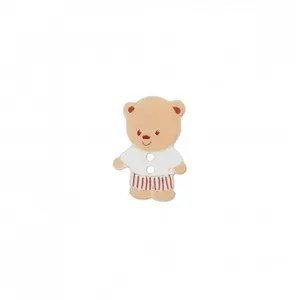Non communiqué Boutons Ourson blanc 15mm X 3 - Union Knopf(...) -