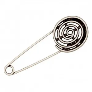 Epingle à Kilt spirale brute Nickel 75 MM X 1 - Union Knopf Gris - Gri...
