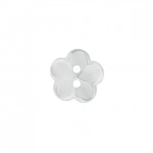 Non communiqué Boutons Fleurs blanc 18 mm X 3 - Union Knopf(...) - pas cher