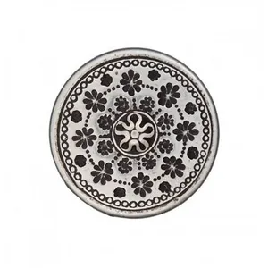 Boutons métal Fantaisies 14 mm X 4 - Union Knopf Argentï¿½ Argent - Ar...