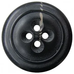 Non communiqué Boutons Costume Chiné Noir 4 trous 20 mm X 3 - Union Knopf(...) -