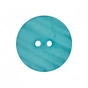 Boutons Polaire Turquoise 12 mm X 5 - Union Knopf Turquoise Bleu - Tur...