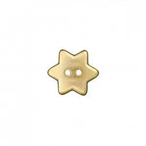 Non communiqué Boutons Étoile Doré 15 mm X 4 - Union Knopf(...) -