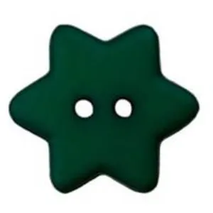 Non communiqué Boutons étoiles Rouge 15 mm X 4 - Union Knopf(...) - Vert Fonce