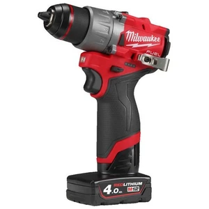 MILWAUKEE Perceuse-visseuse m12 fdd2-402x 12v 4ah 2 batterie 13 mm 12 ... pas cher