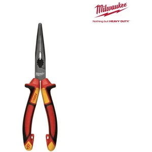 Comparateur de prix : Pince à bec long MILWAUKEE tête 45 degrés isolée 205 mm 4932464565