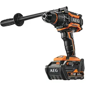 Perceuse percussion Brushless AEG 18V - 2 batteries 6.0Ah - un chargeu... pas cher