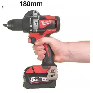 Comparateur de prix : Perceuse-visseuse sans fil 18V - 2 batteries de 5Ah 82 nm BLPD2502X Milwaukee
