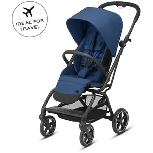 Cybex Poussette Buggy Eezy S Twist Plus - Black Navy Blue pas cher