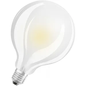Comparateur de prix : Ampoule LED à filament globe en verre dépoli 11,5W=100 blanc froid E27 Osram