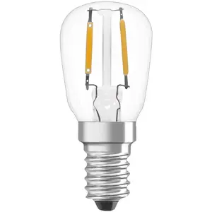 Comparateur de prix : Ampoule LED OSRAM T E14 Transparente 2,2W 110Lm 2700K IP20 320° [LV-4058075432840]