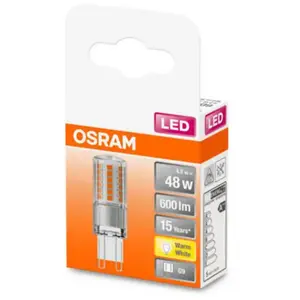 Comparateur de prix : LED-Lampe - OSRAM - G9 - 4,80 W - Blanc chaud - 15000 heures de durée de vie