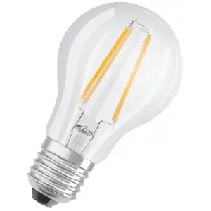 Comparateur de prix : LEDVANCE OSRAM 4058075435537 LED EEC A++ (A++ - E) E27 forme standard 7 W blanc chaud